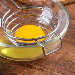 Separador de Clara e Gema Aço Inoxidável prático fácil - Geleia Presentes Criativos, Diferentes, Legais e Originais