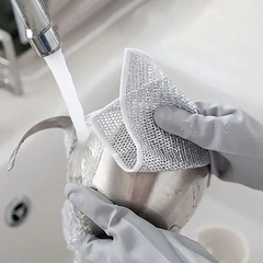 Kit 4 Pano de Aço Inox Limpa Remove Detritos Não Arranha - Geleia Presentes Criativos, Diferentes, Legais e Originais