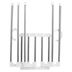Cabide para Calças Múltiplo Aço Inox 5 espaços - comprar online