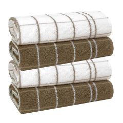 Kit 4 Panos de Copa Chef TEKA 70 x 45 cm 100% Algodão Marrom - Geleia Presentes Criativos, Diferentes, Legais e Originais