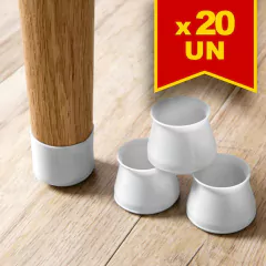 Kit 20 Protetor Pezinho de Mesa Cadeira Móveis em geral