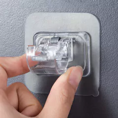 Imagem do Suporte Adesivo para varão de cortina multiuso 2 Unidades