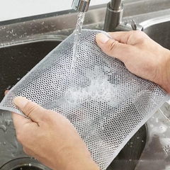 Kit 4 Pano de Aço Inox Limpa Remove Detritos Não Arranha - loja online