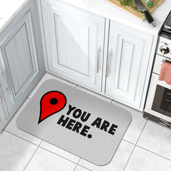 Tapete Decorativo You Are Here na internet