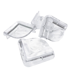 Imagem do Kit 12 Protetores de Quina Cantos Mesa Bebê Vidro em Silicone