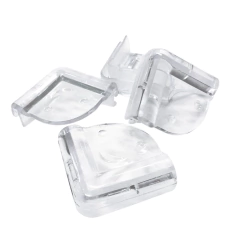 Imagem do Kit 12 Protetores de Quina Cantos Mesa Bebê Vidro em Silicone