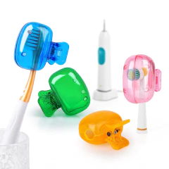 Kit com 4 Capas Protetoras para Escova de Dentes - Tipo Presilha Piranha - comprar online
