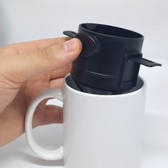 Mini Filtro Coador Reutilizável de Café e Chá em Aço Inox na internet