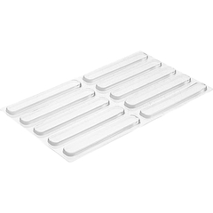 Kit 10 Adesivo Protetor em Tiras Silicone Anti Impacto