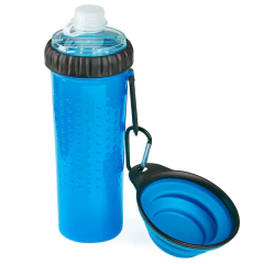 Garrafa Dispenser para Pets 3 em 1 com Bebedouro Portátil - comprar online