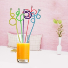 Kit 5 Misturador Mexedor de drink - Geleia Presentes Criativos, Diferentes, Legais e Originais