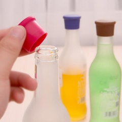 Kit 2 Tampas em Silicone para Garrafas Cerveja Vinho