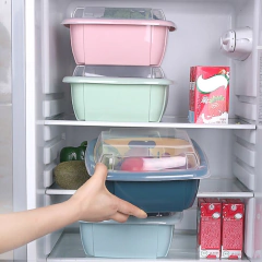 Pote com Escorredor 3 em 1 Lava Escorre e Armazena na internet