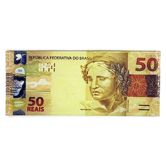 Carteira Slim Dinheiro Nota de Real - Geleia Presentes Criativos, Diferentes, Legais e Originais