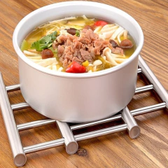 Descanso Suporte de Panela Retrátil em Aço Inox - comprar online