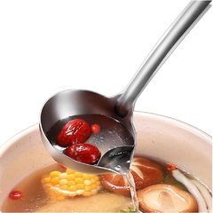 Concha 2 em 1 Aço Inox Separa óleo da sopa - Geleia Presentes Criativos, Diferentes, Legais e Originais