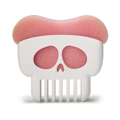 Porta Bucha e Esponja Skull Caveira com ventosa na internet