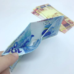 Carteira Slim Dinheiro Nota de Real - comprar online