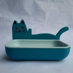 Saboneteira com drenagem Gatinho - loja online