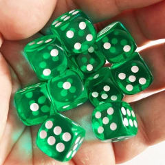 Kit Estojo com 9 Dados