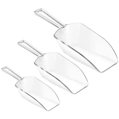 Kit 3 Pás Medidora Dosadora Cozinha Cereais Grãos Gelo - loja online