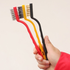 Kit de Escovas Multiuso Aço Latão e Nylon - 3 peças - comprar online