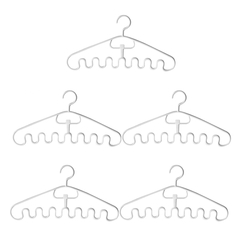 Kit 5 Cabides Ondulados para Acessórios Diversos - comprar online