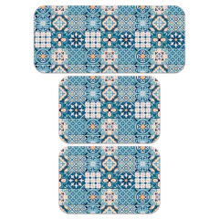 Imagem do Kit Tapetes de Cozinha Azulejo Português - 3 peças