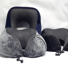 Almofada de Pescoço para Viagem Macio Toque Aveludado - comprar online