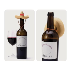 Rolha Sombrero Mexicano em Silicone Tampa de Garrafa Divertida - comprar online