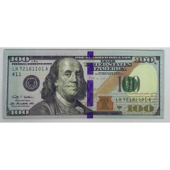 Carteira Slim Dinheiro Nota de Dólar