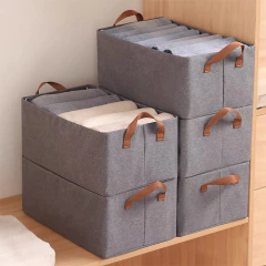 Caixa Organizadora de roupas Dobrável Otimiza guarda roupas na internet