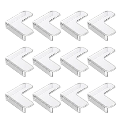 Kit 12 Protetores de Quina Cantos Mesa Bebê Vidro