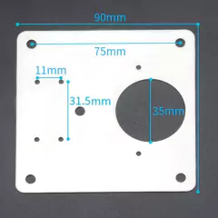 Dobradiça Universal Placa de Fixação Aço Inox + 6 parafusos - Geleia Presentes Criativos, Diferentes, Legais e Originais