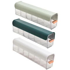 Kit 3 Organizadores Gaveta Multiuso 6 Divisórias Meias Joias Cabos - Geleia Presentes Criativos, Diferentes, Legais e Originais