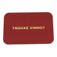 Imagem do Tapete Decorativo Trouxe Vinho
