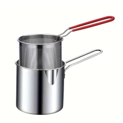 Conjunto Fritadeira Panela e Cesto em inox Economiza Óleo - comprar online
