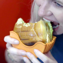 Suporte para segurar Alimentos Lanches Hambúrguer