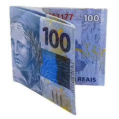 Carteira Slim Dinheiro Nota de Real - Geleia Presentes Criativos, Diferentes, Legais e Originais