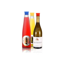 Kit 2 Tampas em Silicone para Garrafas Cerveja Vinho - Geleia Presentes Criativos, Diferentes, Legais e Originais