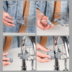 Suporte para Torneira Aramado multiuso fácil aplicação na internet