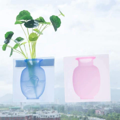 Vaso Adesivo para Flores e Plantas Silicone Reutilizável - comprar online