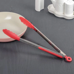 Pegador Pinça em Aço Inox e Silicone - loja online