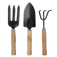 Imagem do Kit Jardinagem 3 peças Pazinha Ancinho Garfinho