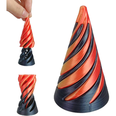 Cone Impossível em Espiral Fidget Toy Surreal e Antiestresse - comprar online