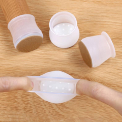Protetor com Feltro Pezinho de Mesa Cadeira Móveis 4 UN - Geleia Presentes Criativos, Diferentes, Legais e Originais