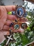 Terço cristal azul com 2 fotos e Maria passa a frente - Bem Aventurada Terços  personalizados