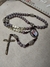 terço cinca fosco com foto oval ouro velho - comprar online