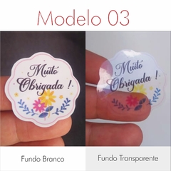 Adesivo 4,0 x 4,0 cm - Pronta Entrega na internet