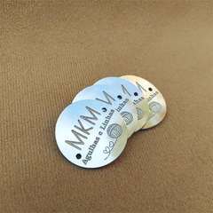 Etiqueta Rosê Gold Metálico - 3,0 x 3,0 cm - Sintético